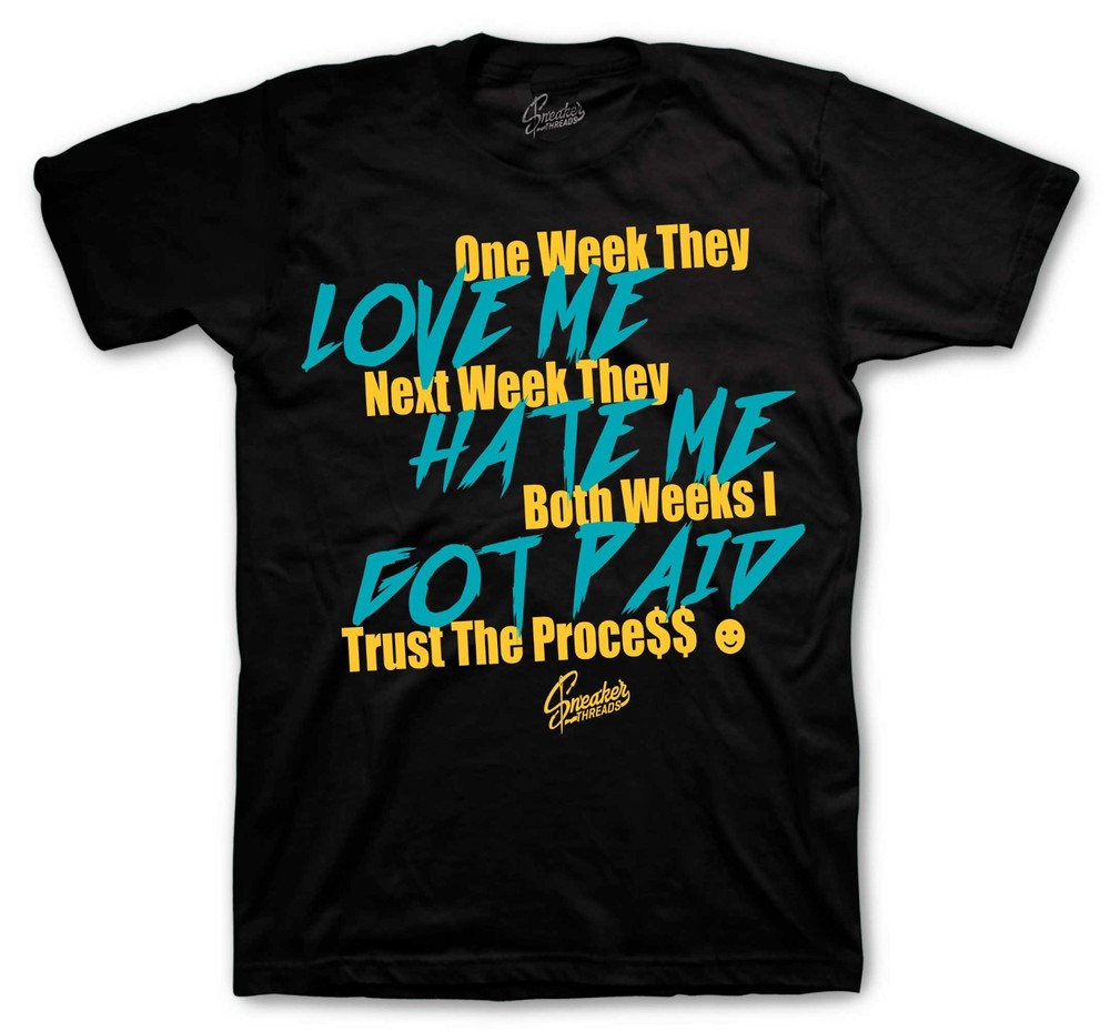 Shirt Match Jordan 11 Gamma Blue Shoes – Trust The Process Sneaker Tees