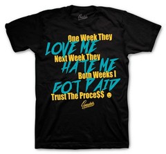 Shirt Match Jordan 11 Gamma Blue Shoes – Trust The Process Sneaker Tees