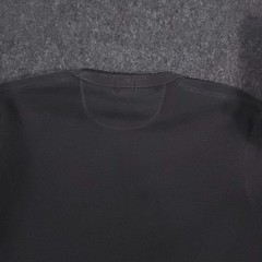 J Crew Oarsman Henley Shirt Mens Large Black Thermal Pullover Long Sleeve Cotton