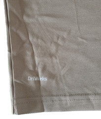ATHLETIC WORKS Mens T-Shirt SIZE 3XL DriWorks Short Sleeve Taupe NEW WITH TAGS