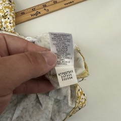 J Jill Wearever Collection Floral Sleeveless Top Size L Yellow Garden Cottage