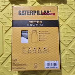 Caterpillar Mens 4-Pack Tanks Tops Undershirts Cotton Blend CAT XL New