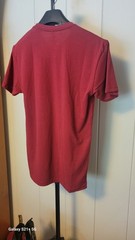 Weston Jon Boucher Shirt Mens S small Burgundy New Short Sleeve Crew Neck