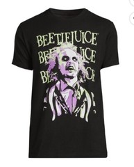 Beetlejuice Movie T-shirt Unisex Men’s Size 3XL NWT Black Spooky Halloween