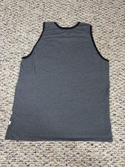 Oneill Men’s Gray Stripe Tank Top Sleeveless Large Surf