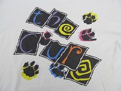 The Cure T-shirt Vintage 80s White Love Cats Paws Single Stitch SEE DESCRIPTION