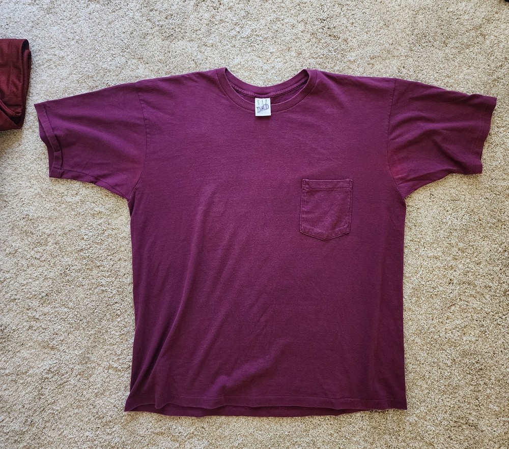 vintage GAP pocket square short sleeve blank T shirt