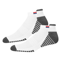 6 Pairs Ankle Socks Men Women Cushioned Running Training Socks, Pack of 6, 9-12