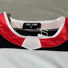Full Send Nelk Boys F-Star Hockey Jersey White Long Sleeve Size Small NWT