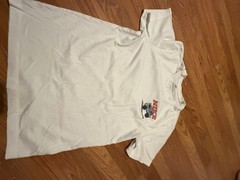 Nike The Nike Tee Sole Rally 500 Graphic Print White Cotton Crew Neck Tee small