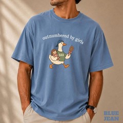 Outnumbered by Girls, Girl Dad Shirt Funny Father of Daughter T-Shirt