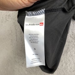 NEW Quiksilver Men’s S Black Active T-Shirt Regular Fit Polyester Spandex Blend