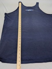 Body Glove Tank Top T-Shirt Mens XL Blue 90s Beach USA Made Stained VINTAGE