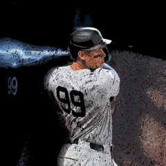 Aaron Judge New York Custom Comic Style Baseball Custom Graphic T-Shirt