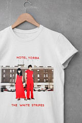The White Stripes Band Cotton Gift For Fan White All Size Unisex T-Shirt QT1445