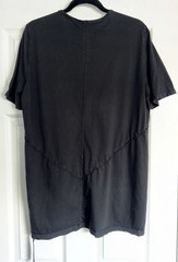 Rick Owens Drkshdw Black Star Cut-Out Jersey Level Drop Logo Strap T-Shirt Top L