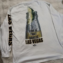 2001 Corona Beer Memorabilia Longsleeve Shirt Las Vegas I Love A Tight Squeeze L