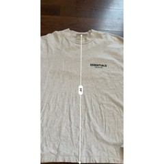Fear of God Essentials | Mens Long Sleeve Shirt | Light Oatmeal | Size XXL