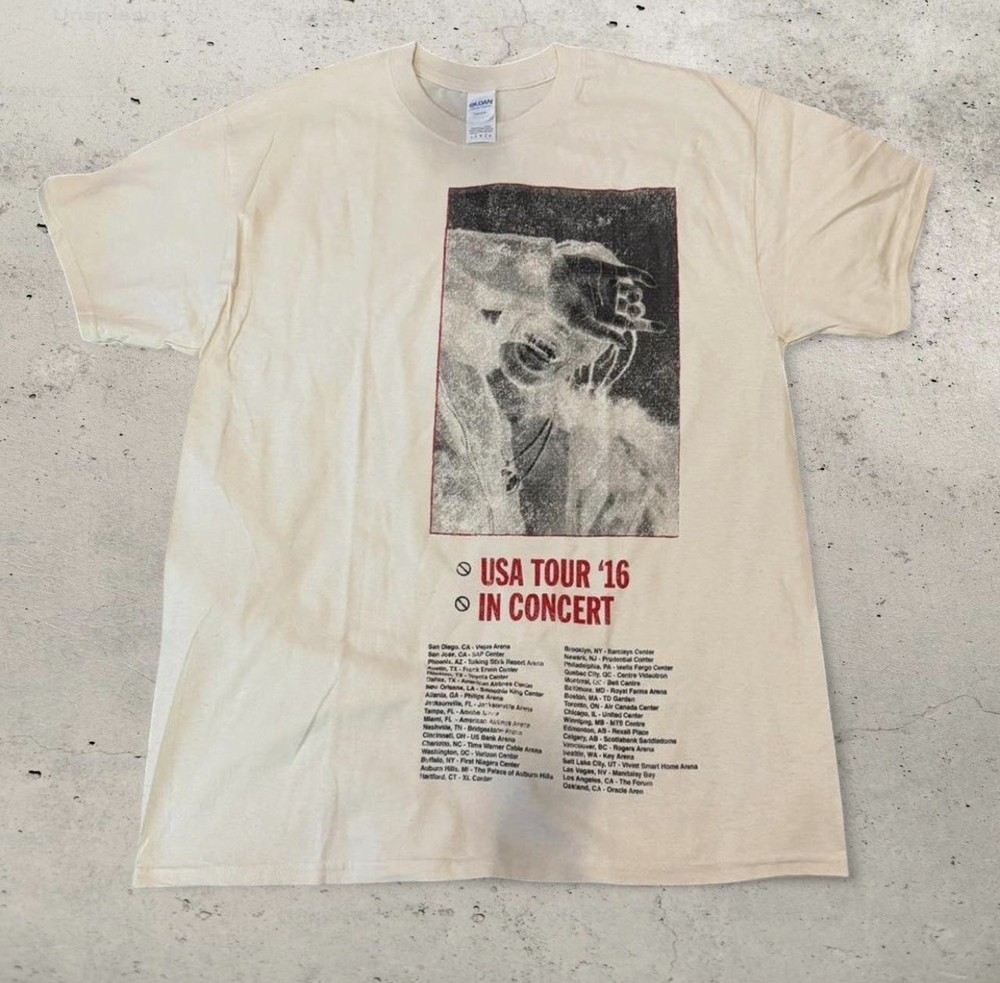 Travis Scott Rodeo USA Tour ’16 T-Shirt Men’s Size Large