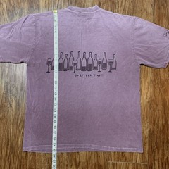 Vintage Wine Dyed T Shirt Size Medium Y2K Crazy Shirts So Many Wines Alcohol Tee