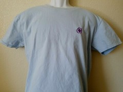Stained But good Baby Blue CREATIVE EMPIRE Size XL T-Shirt Cotton
