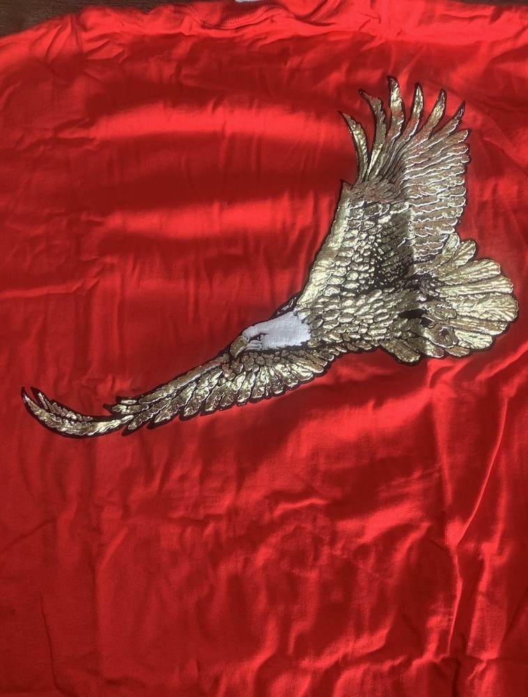 Vintage Winston Cigarettes T Shirt Men’s XL Gold Eagle USA American Born 90s NIB