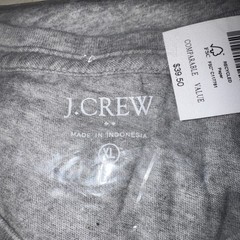 J. Crew Men’s Truck Christmas Gray Graphic Tee Shirt XL Re-Imagined NEW