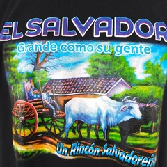 El Salvador T Shirt Mens Size Medium Black Grande Como Su Gente Destination Tee