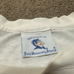Duke University Store Spellout Logo Cotton Exchange T-Shirt Medium Vintage