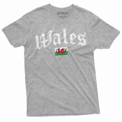 Wales Flag T-Shirt Wales National Tee Welshman Gift Ideas Patriotic Wales Shirt