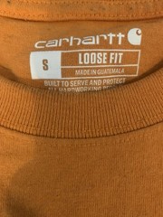 Carhartt Men’s Long Sleeve T-Shirt High Visibility Size Small