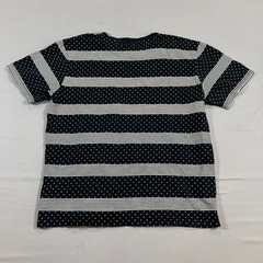 Ecko Unltd T Shirt Mens L Black White Polka Dot Cotton Straight Hem Short Sleeve