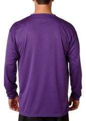 Adult Cooling Performance Long-Sleeve T-Shirt, Blk, X-Large