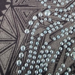 Sean John Shirt Mens 2XL Black Lion Graphic Rhinestone Urban Hip Hop Tee Cotton