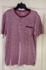 Express Men’s Heathered Mauve Short-Sleeve Crew Tee