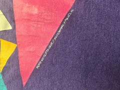 Vintage 90s Taco Bell T Shirt Adult Large Purple Geometric Graphic Retro 22×25
