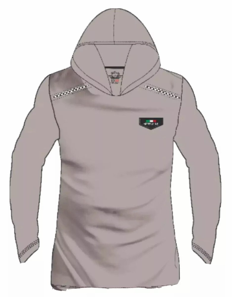 Men’s cotton L/S t shirt hooded,Italian style,slim fit,stretch S to XL….D2.A