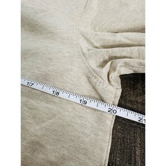 Vustra Sustainable Cotton T-Shirt Beige Short Sleeve Crew Neck Men’s Small NWT