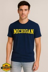 TeeStock Michigan T-Shirt XX-Large Navy