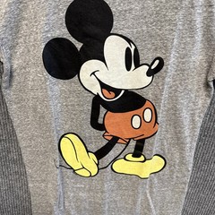 Disney NWOT Mickey Mouse Heather Gray Graphic Tee