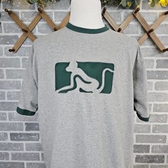 Y2K Drunknmunky Kangaroo Logo Ringer Tee Skater Streetwear Skater Men’s 2XL