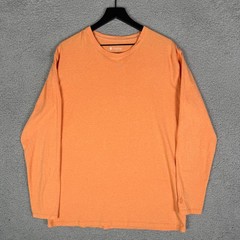 Coolibar Men’s Morada Everyday Long Sleeve Shirt Size Large Orange Sun UPF 50+