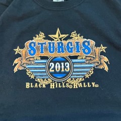 Sturgis 2013 black biker tee