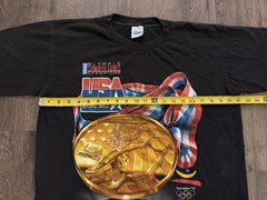 Vintage 1992 USA Basketball Dream Team Salem Sportswear Shirt L Made USA
