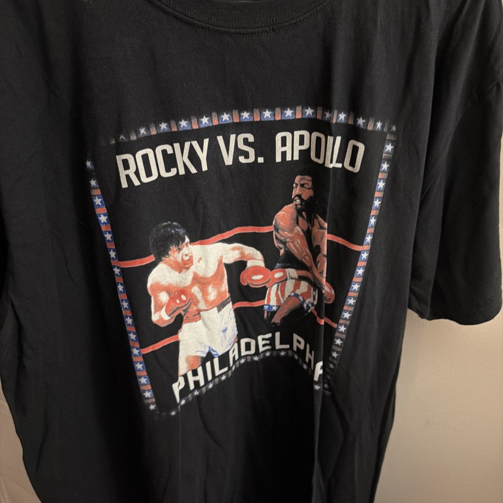 Rocky Movie Apollo Creed Creed Mickey Rocky Balboa Boxing T-Shirt XXL