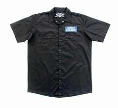 Adult Unisex Sons of Anarchy Reapers Logo Button Down Workshirt Fashion Shirt