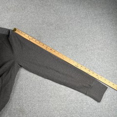 Banana Republic Long Sleeve Henley Casual Waffle Knit Gray Mens Medium