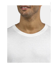 Athletic Works Men’s White Short Sleeve Cotton T-Shirt Size 2XL (50-52) NEW