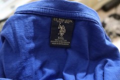 U.S. Polo Assn. Blue Pocket T-Shirt Men’s XXL 100% Cotton Short Sleeve