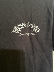 Gildan Graphic T-Shirt Mens Small Black Excellent It’s 5 o’clock Somewhere Ohio